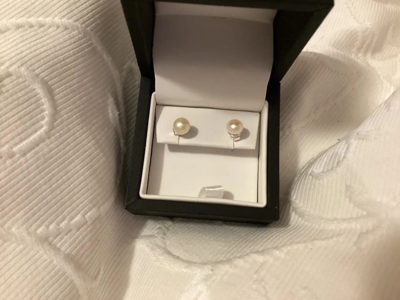 Billede 4 - Beautiful genuine pearl earrings