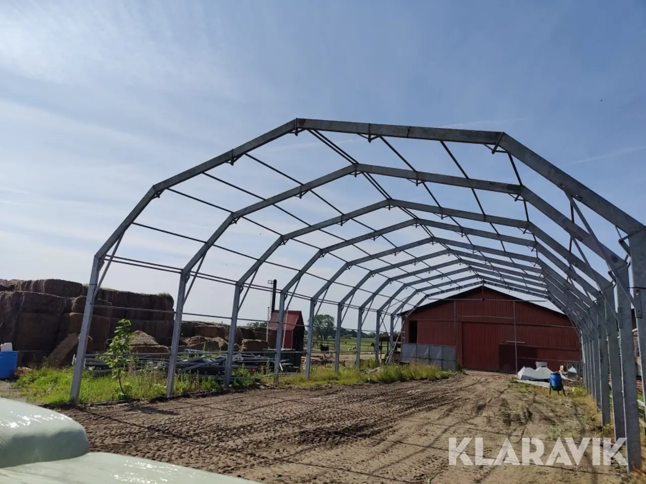 Billede 1 - Teltlade uden dug 36x12 Meter Nedtaget