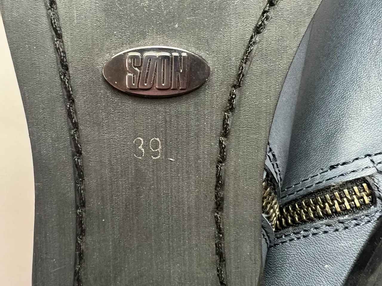 Billede 11 - Gråblå Støvletter fra SoOn Str. 39