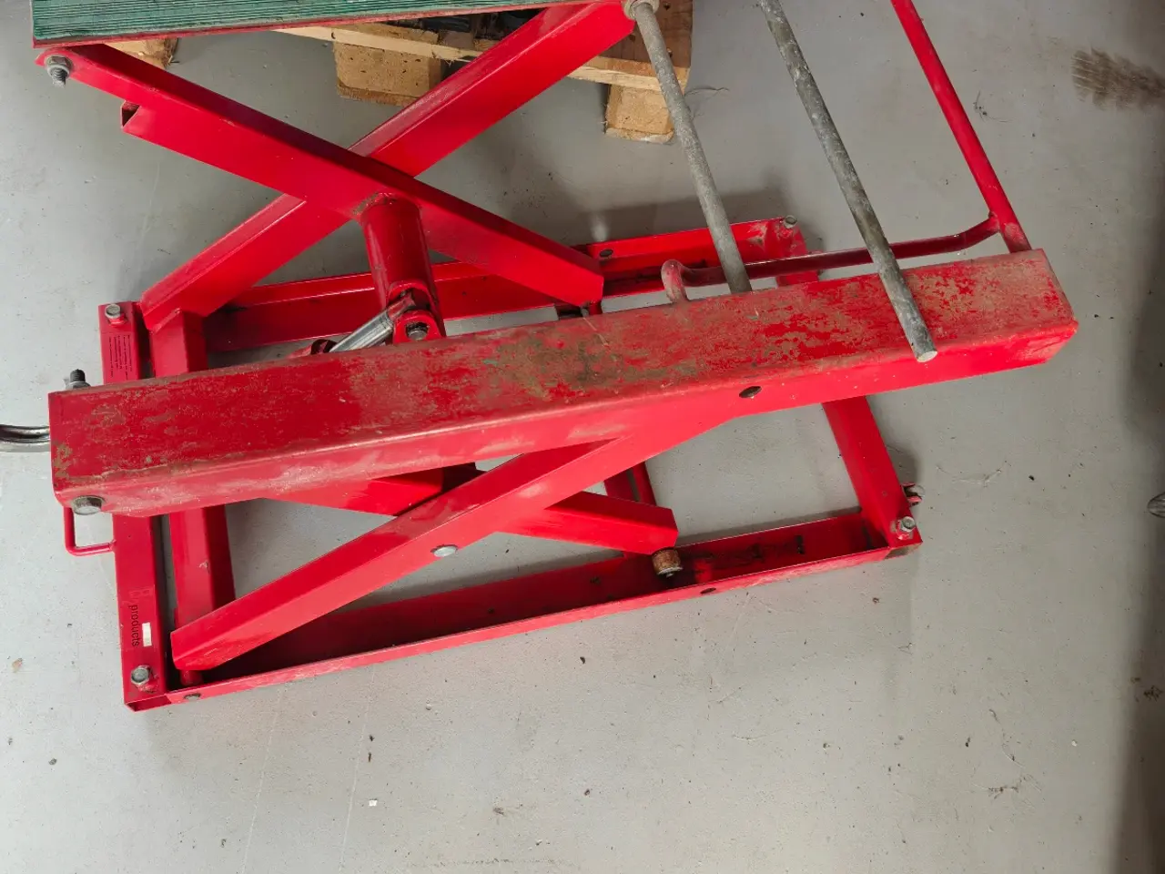 Billede 2 - Motorcykel lift 500 kg i fin stand.
