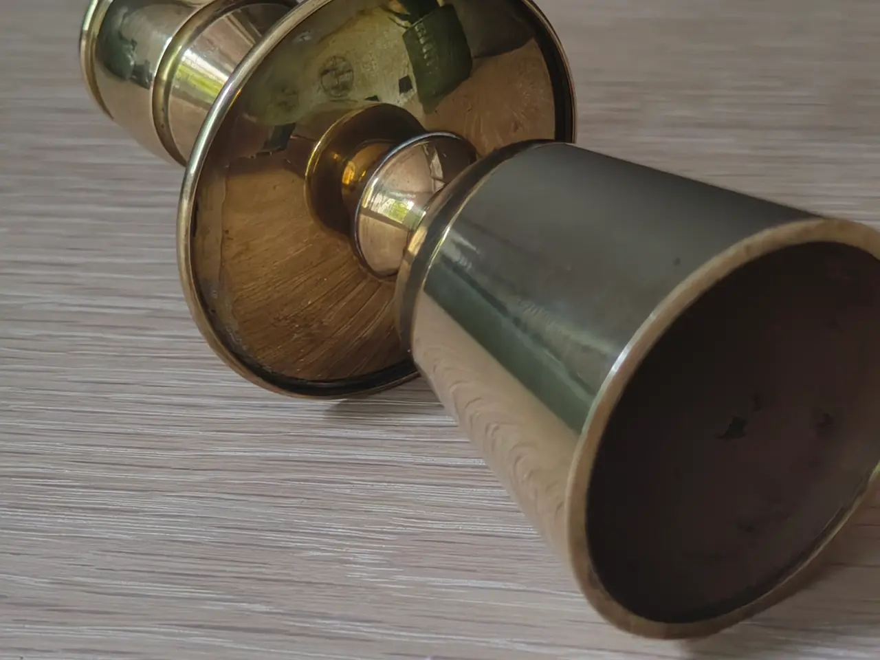 Billede 4 - Flot messing lysestage