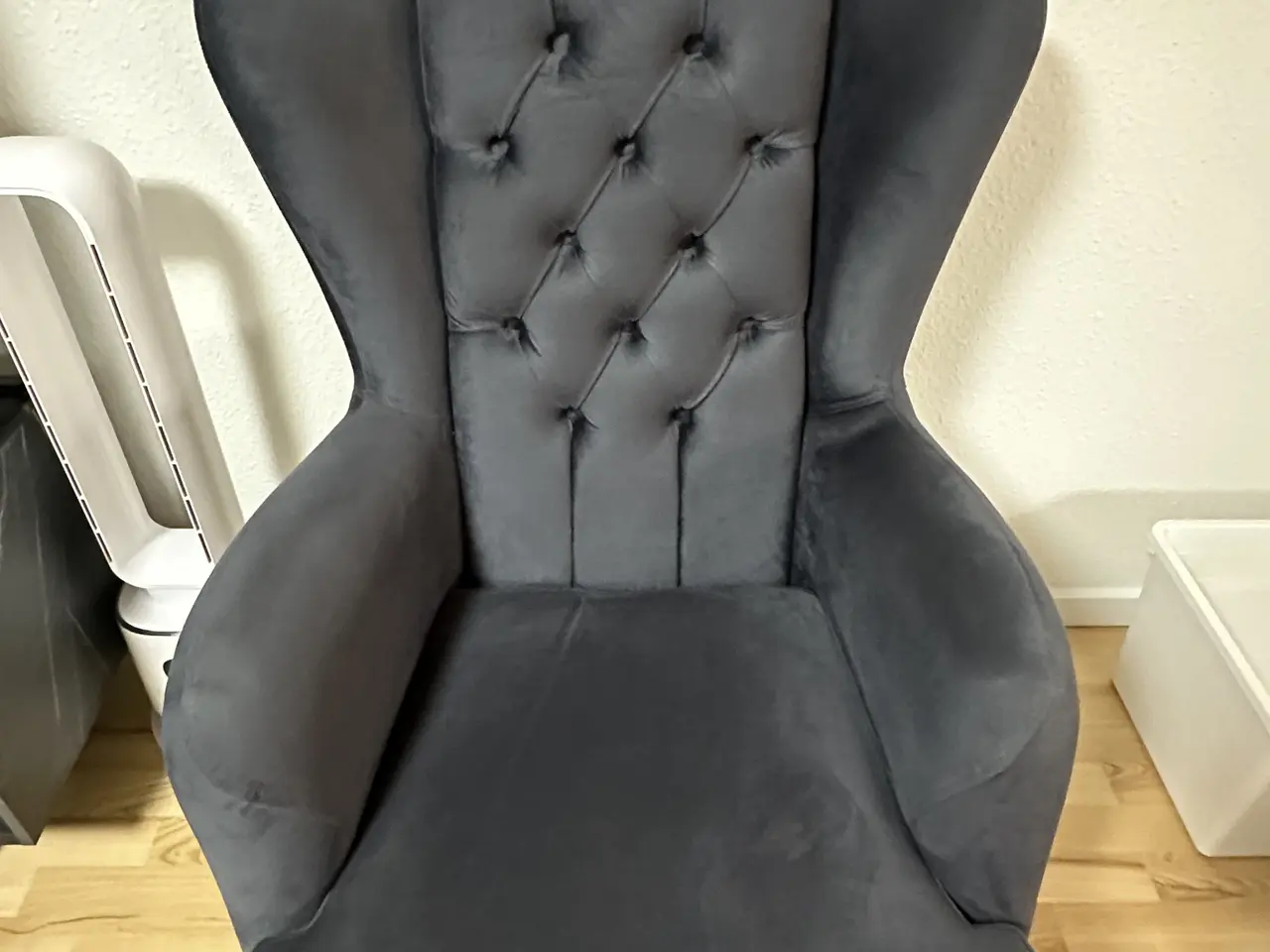 Billede 5 - Velour sofasæt med loungestol & sofabord.
