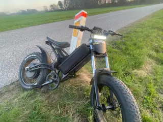 Selvbygget El crosser/El cykel