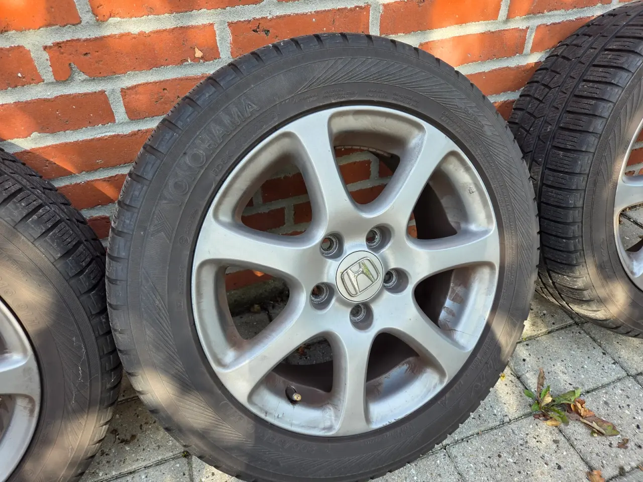 Billede 12 - Original Honda alufælge med vinterdæk