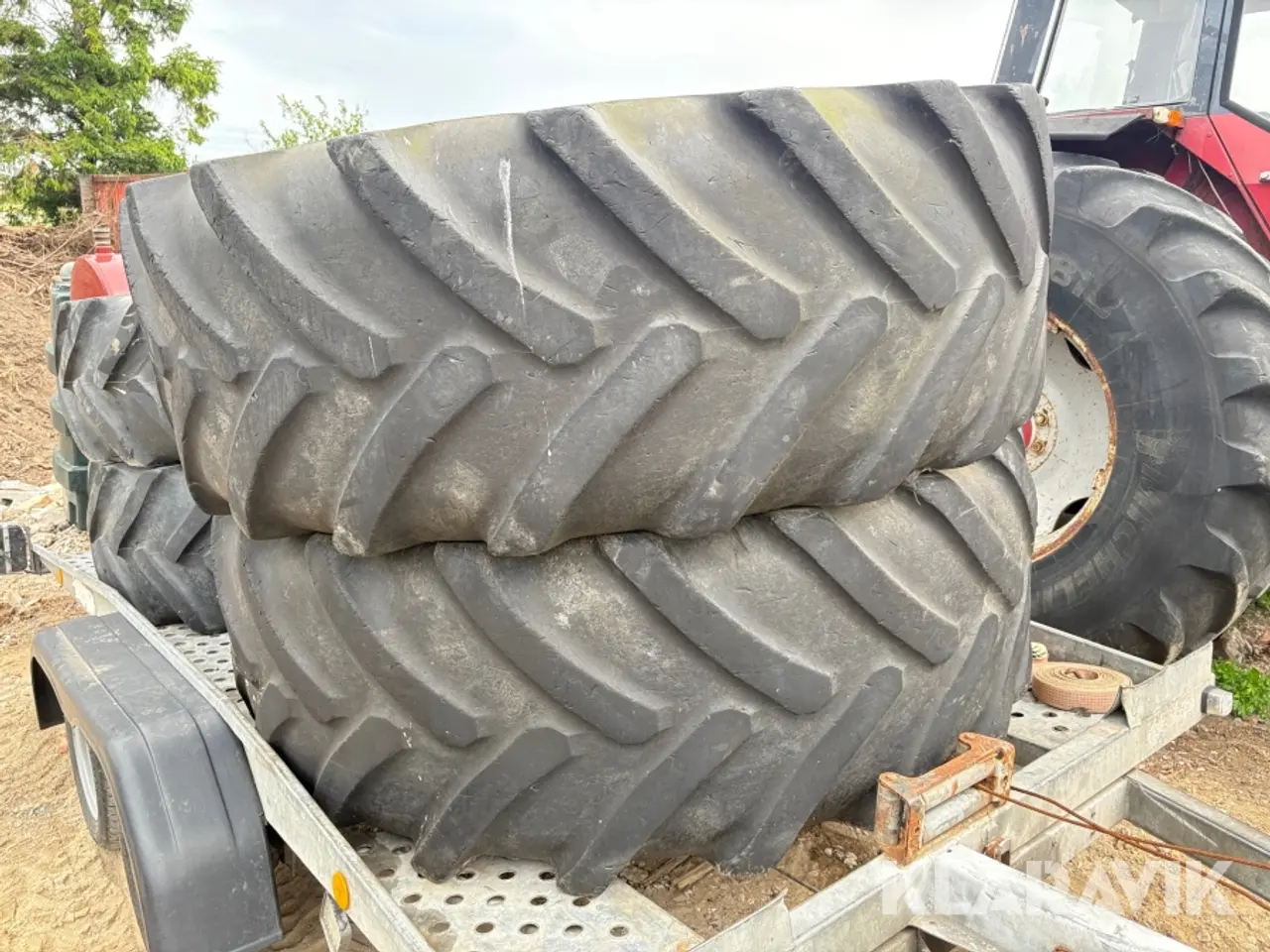 Billede 1 - Traktor dæk Michelin MACH X bib - 2 styk løse dæk