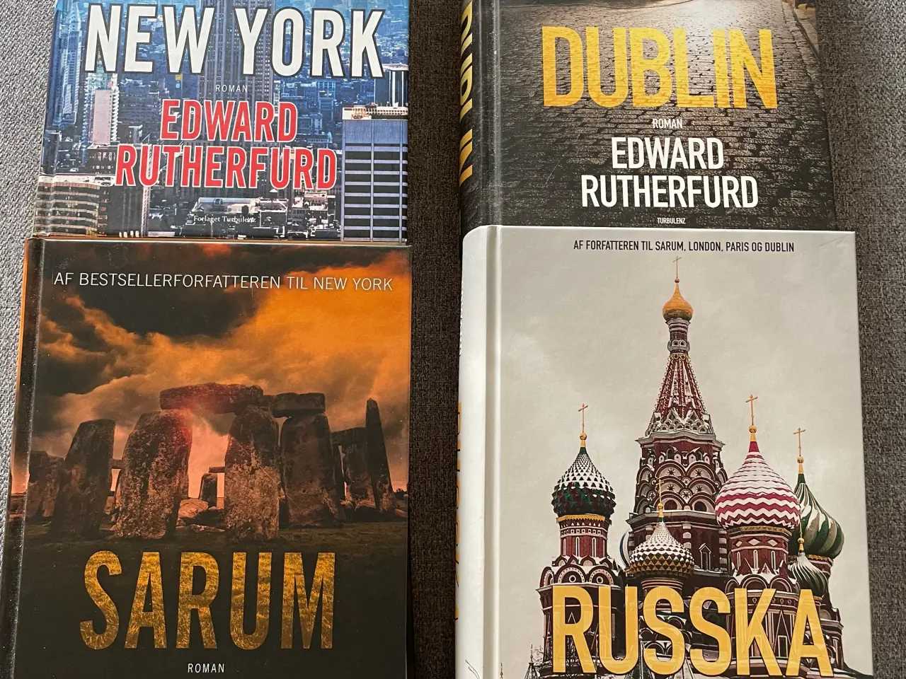 Billede 1 - 4 romaner af Edward Rutherfurd, pris pr. stk