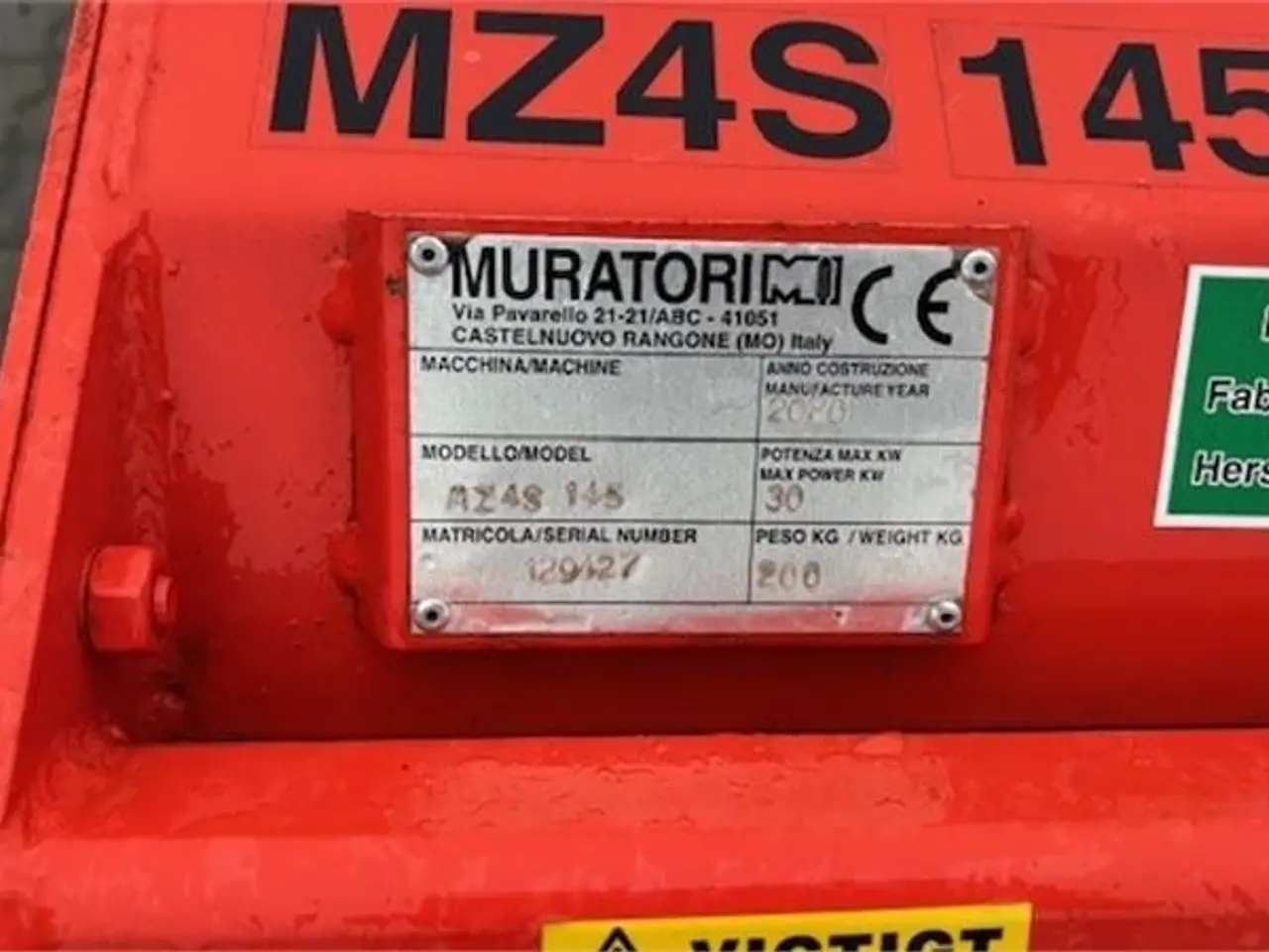 Billede 4 - Muratori mz4s 145