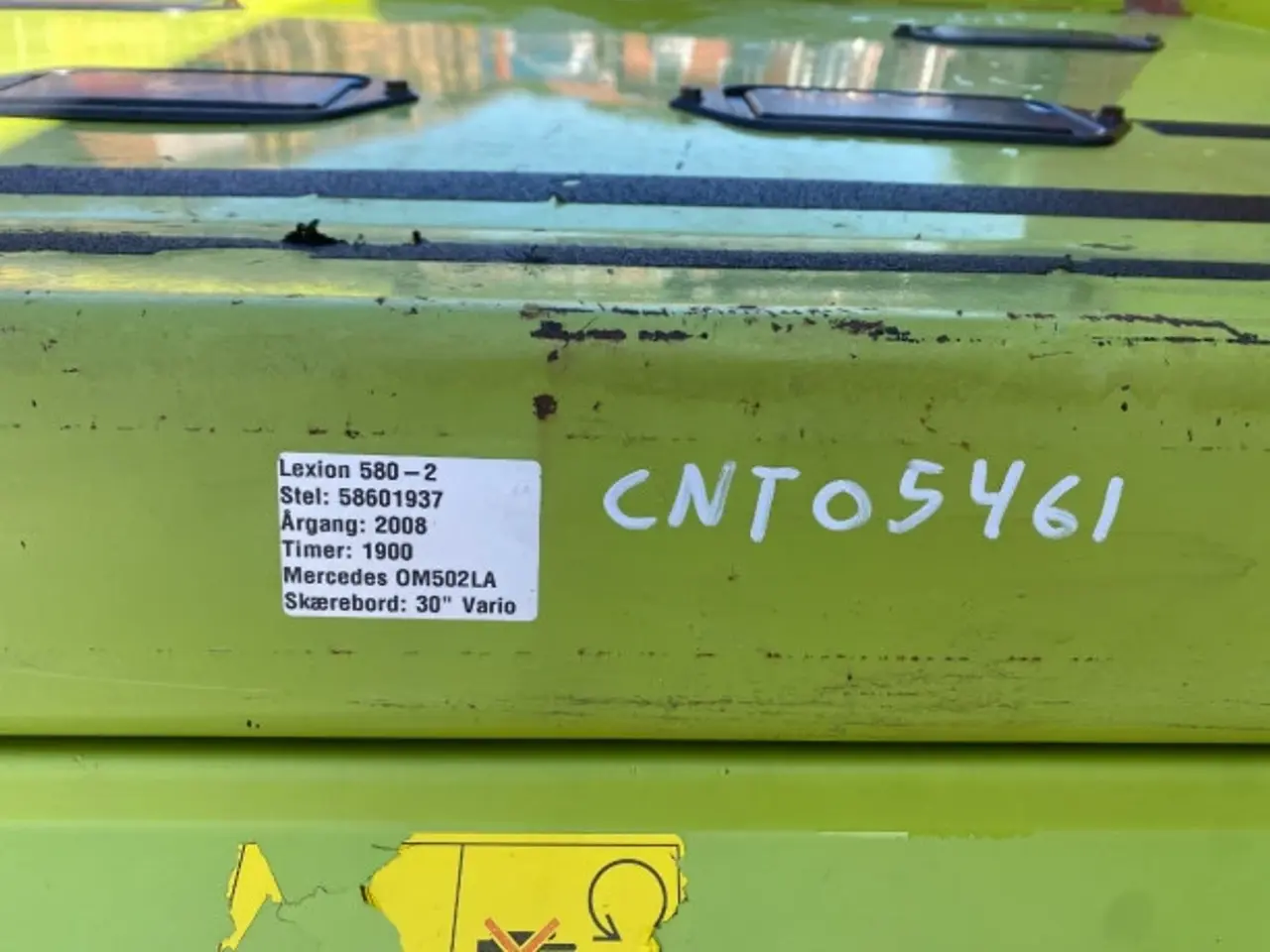 Billede 10 - Claas Lexion 580 Indføringskanal