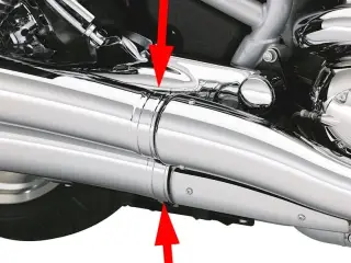 Udstødnings clamps V-Rod