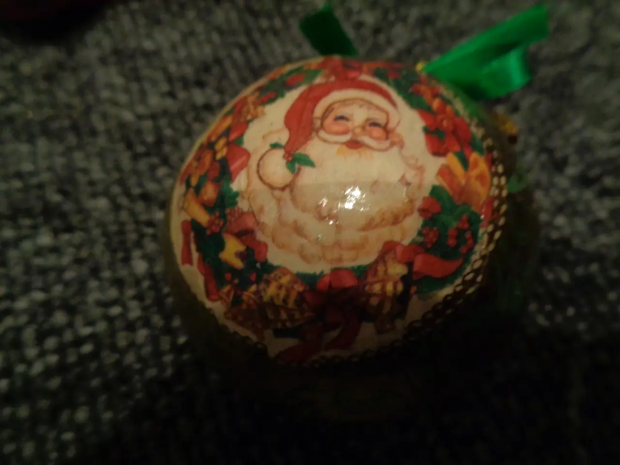 Billede 5 - Decoupage juletræskugler