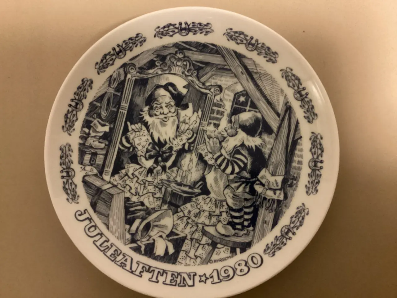 Billede 6 - 9 stk. Svane juleplatter håndlavede i Danmark