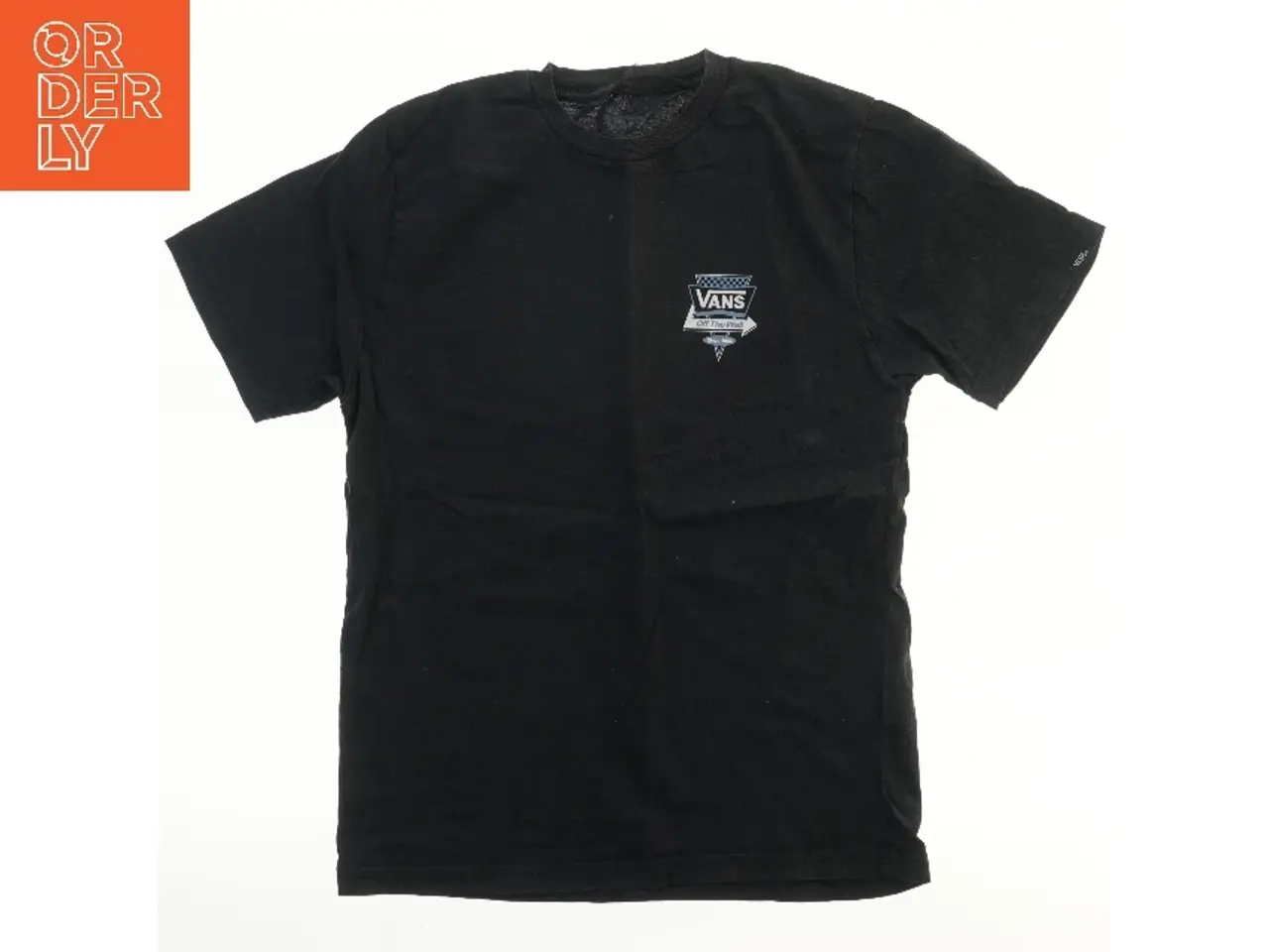 Billede 1 - Sort T-shirt med logo fra Vans (str. 164)