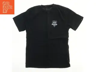 Sort T-shirt med logo fra Vans (str. 164)