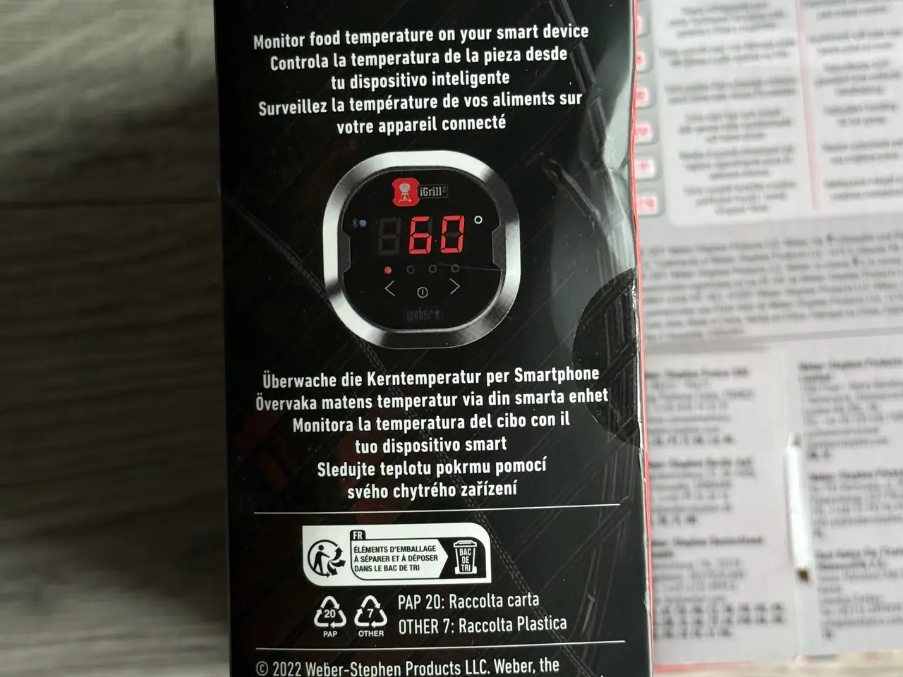 Billede 16 - Weber iGrill 2 termometer + pizzaskærer & hanske