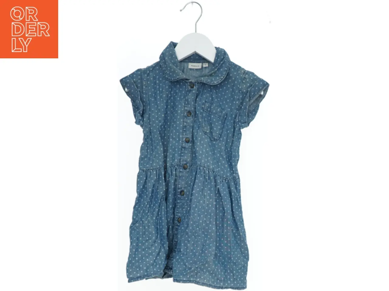 Billede 1 - Denim kjole med knapper foran fra Name It (str. 98)
