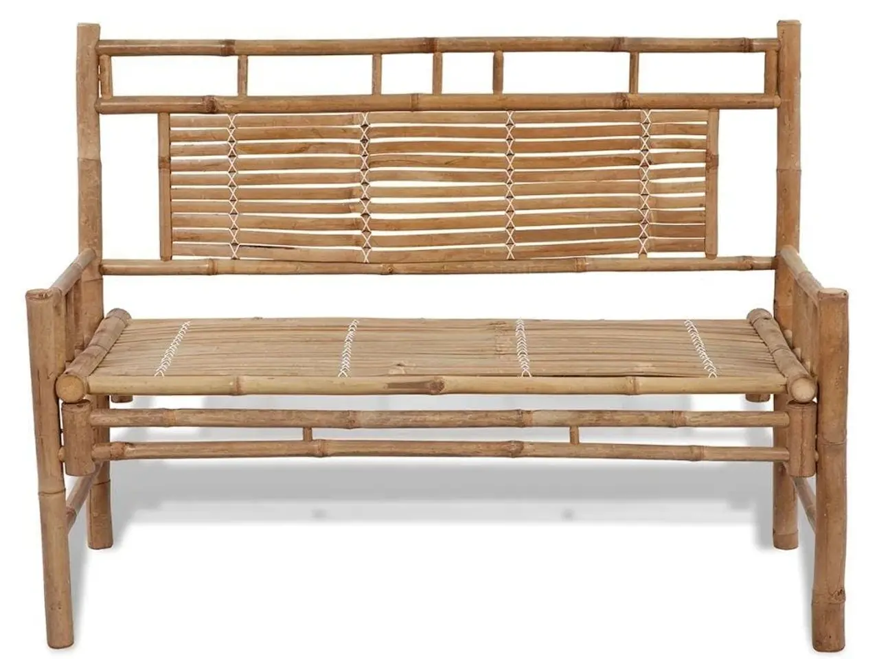 Billede 2 - Havebænk i bambus - 120 cm