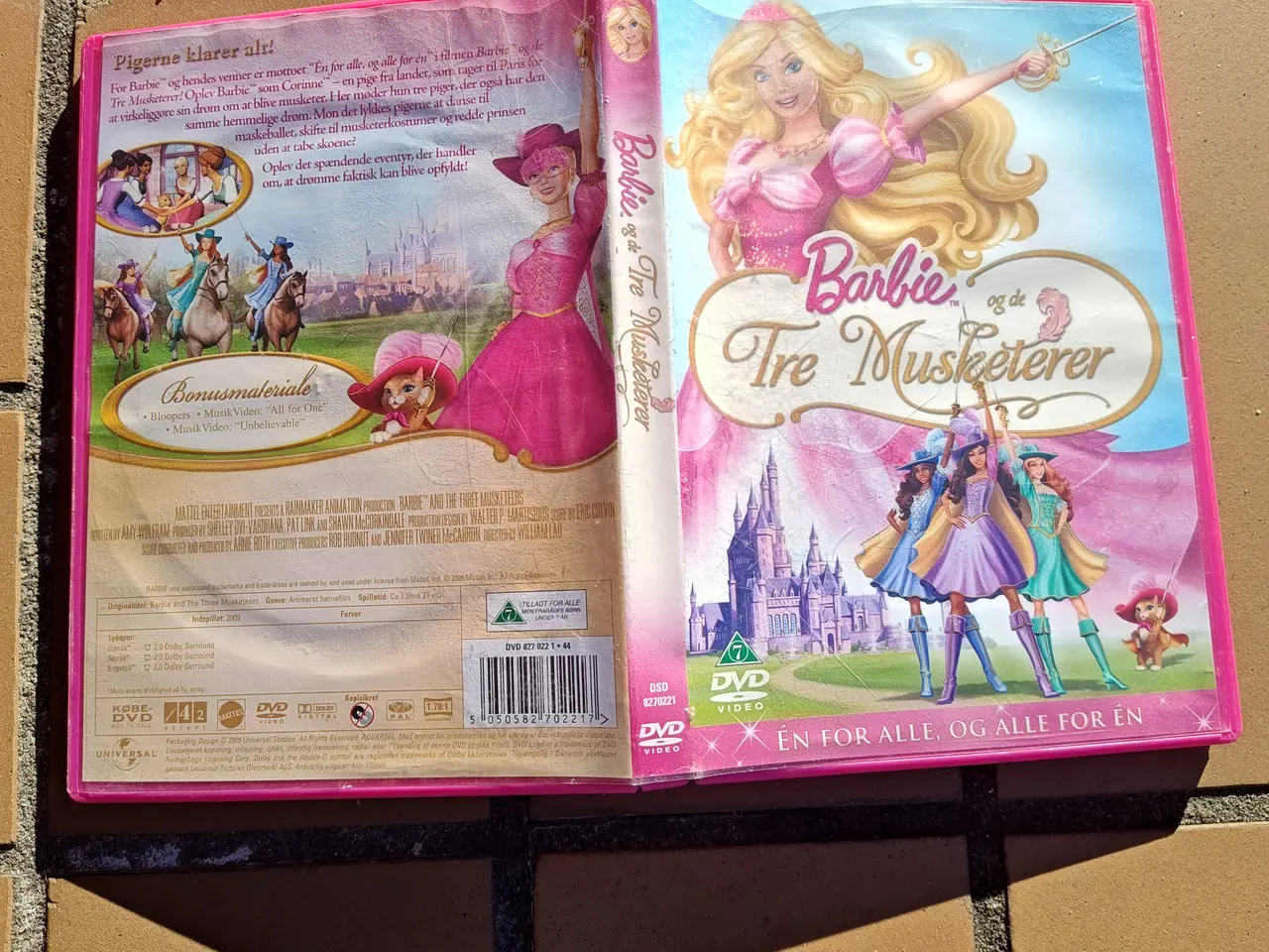 Billede 1 - Barbie Tre Musketerer DVD