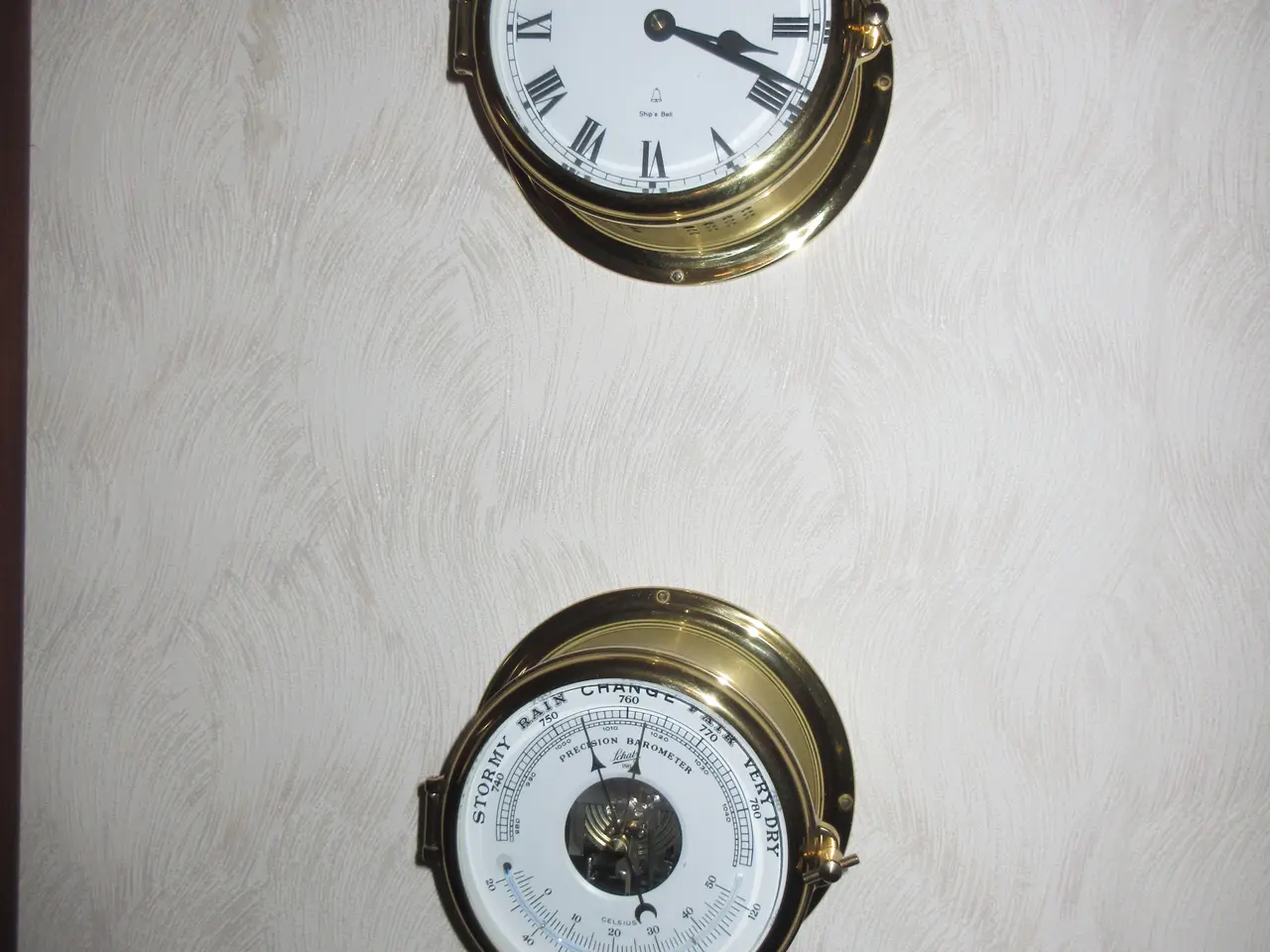 Billede 1 - Skibs ur og barometer