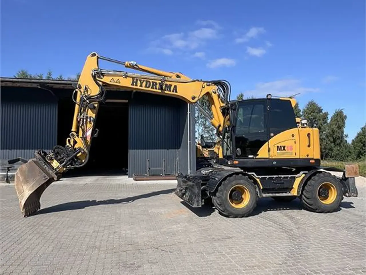 Billede 1 - Hydrema MX16 - 19 ton - Engcon Rotortilt - Meget god stand / really good condition!