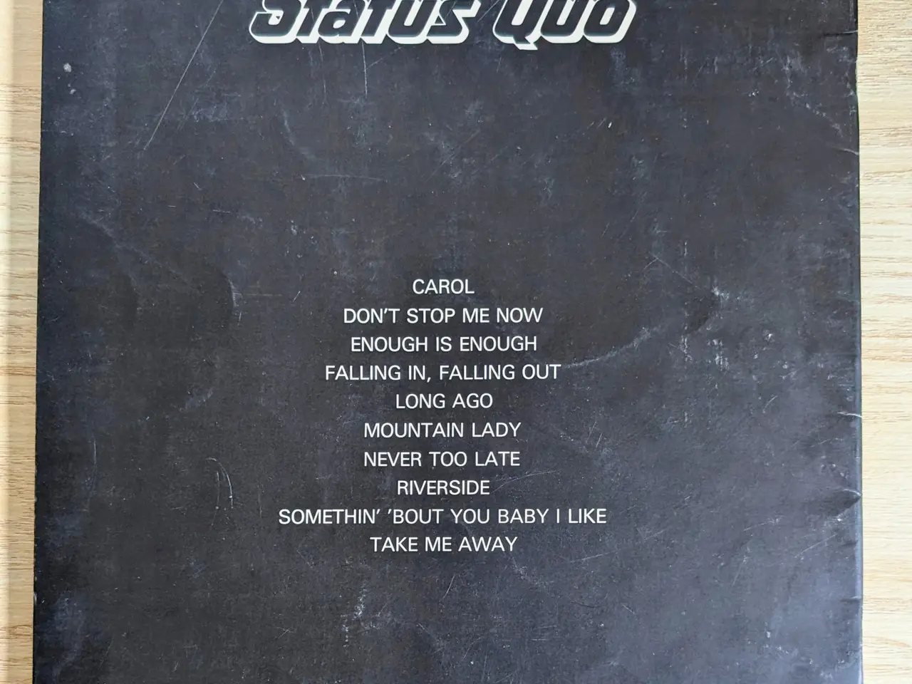 Billede 2 - Status Quo - "Never Too Late", Sjældent nodehæfte!
