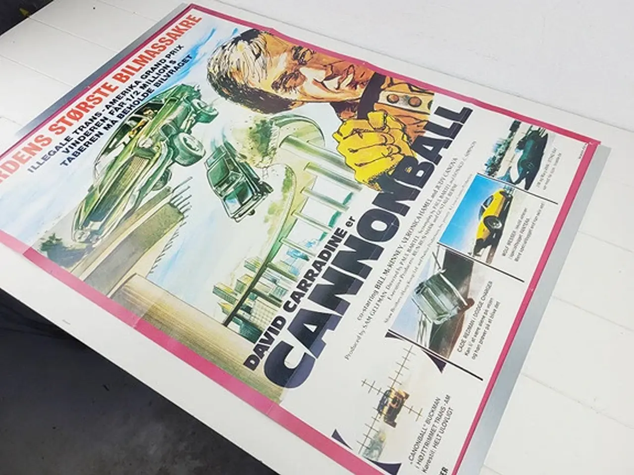 Billede 2 - ⭐️- Plakat: Vintage - Cannonball