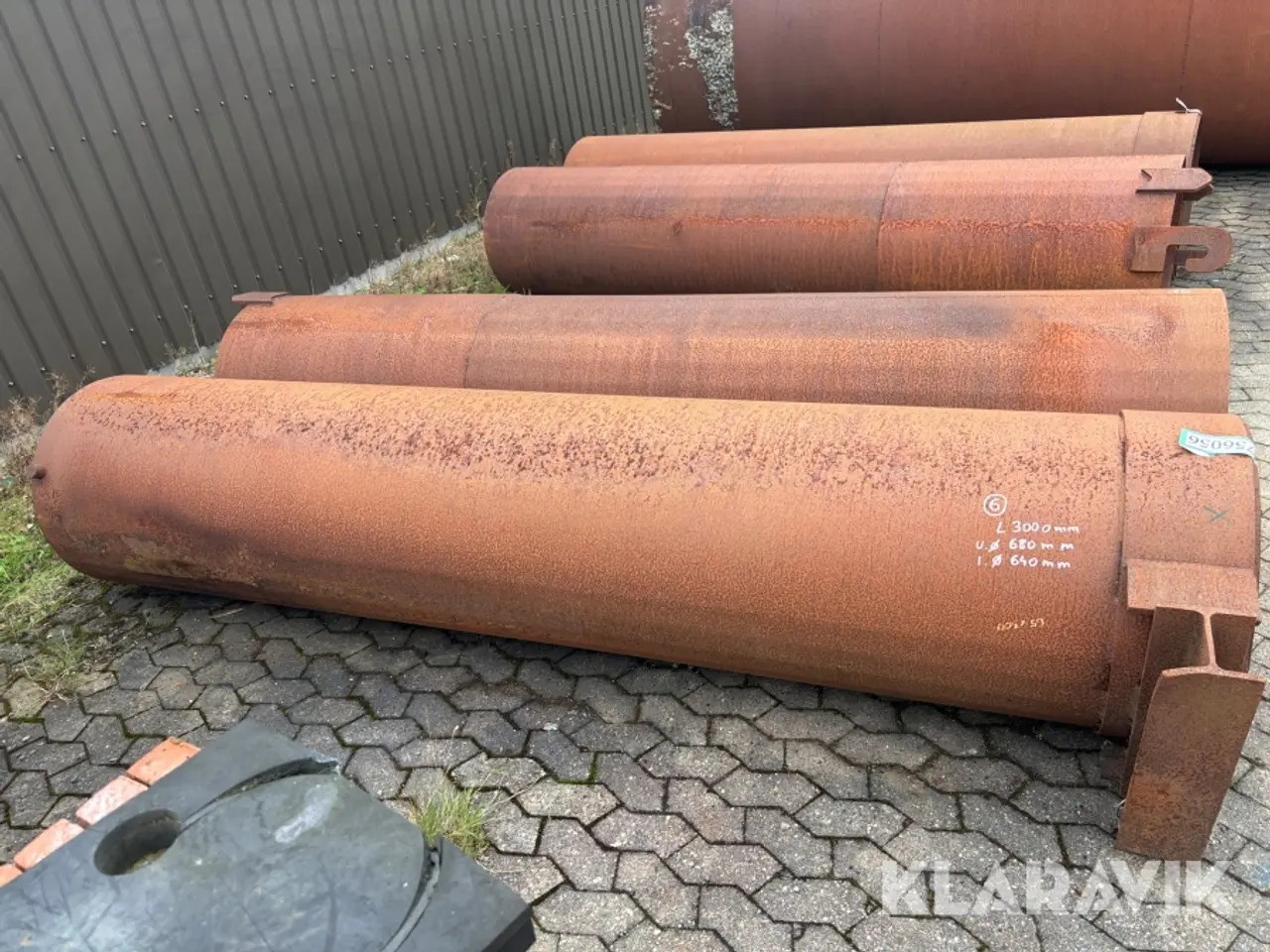 Billede 4 - Casing jern rør Ø3000x680mm 2 styk