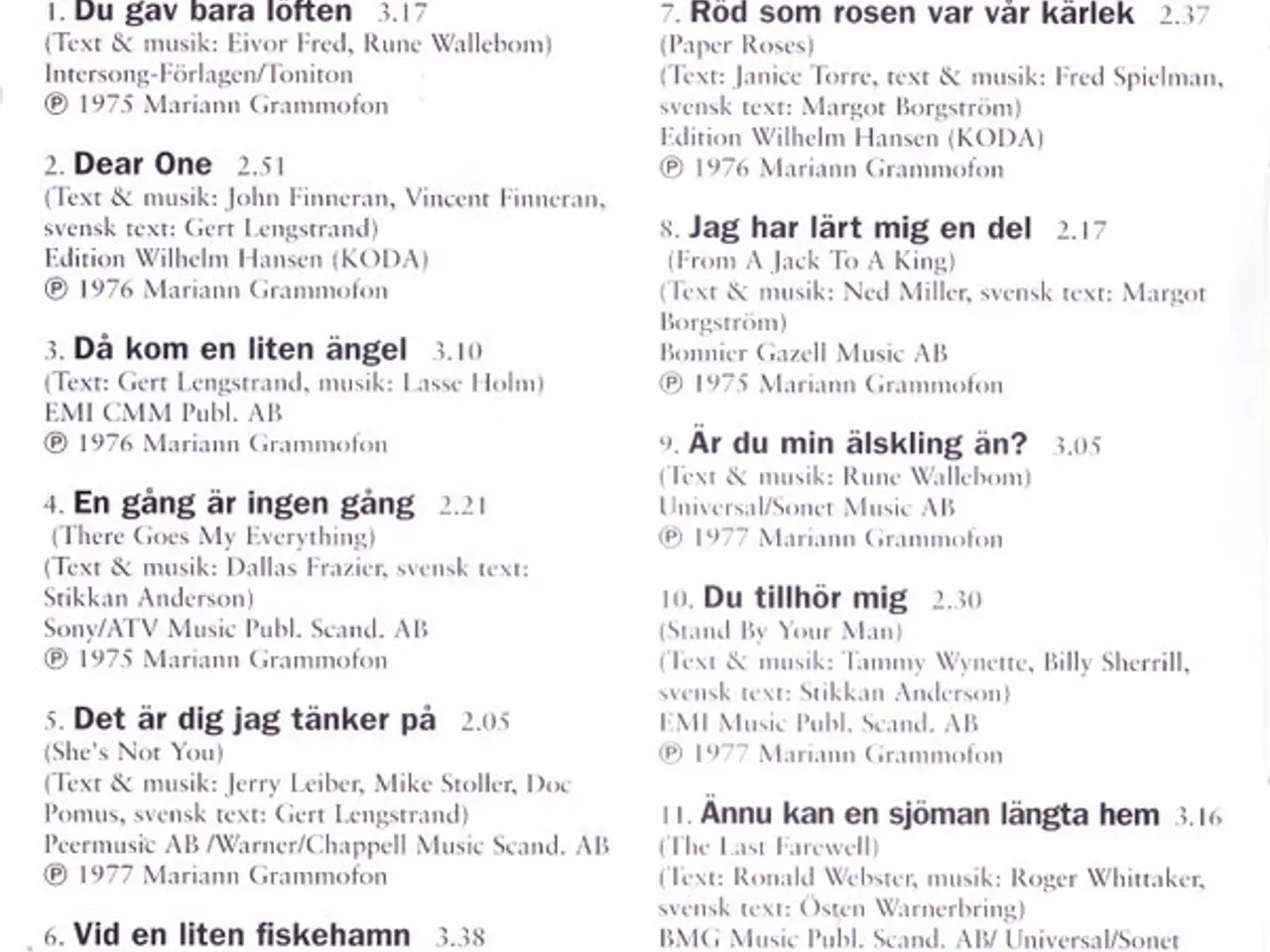 Billede 5 - Vikingarna – Danske Hits – 2CD