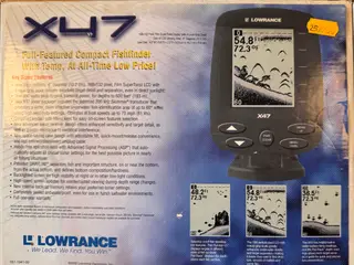 Lowrance X47 fishfinder