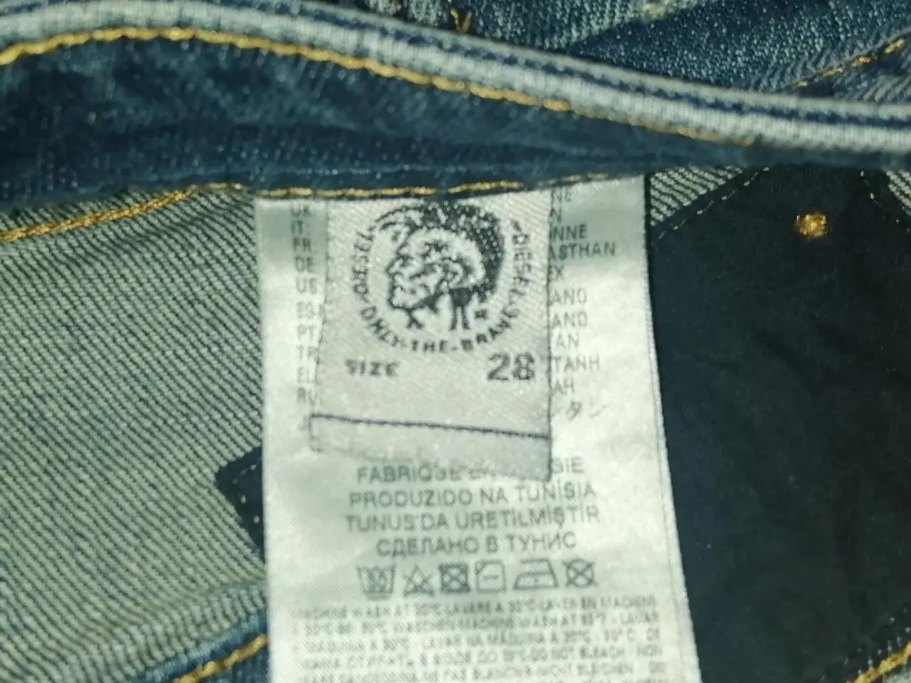 Billede 6 - DIESEL JEANS MODEL THOMMER, W28/32, FLOT STAND