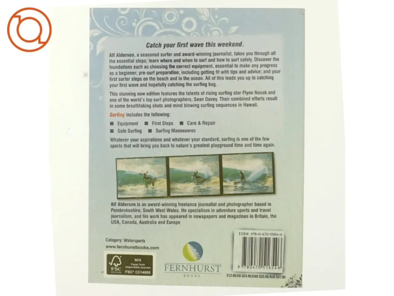 Billede 3 - Surfing: A Beginner's Guide af Alf Alderson (Bog)