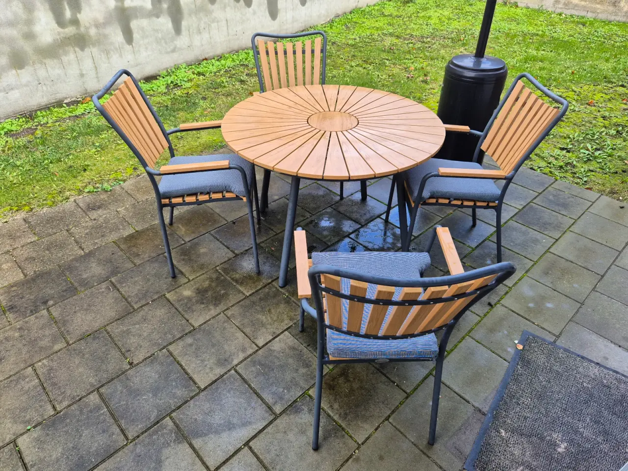 Billede 1 - DaneLine Adam Havemøbelsæt - Nonwood - Ø110 cm - G