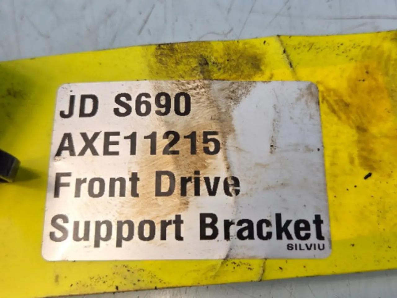 Billede 3 - John Deere S690 Beslag AXE11215