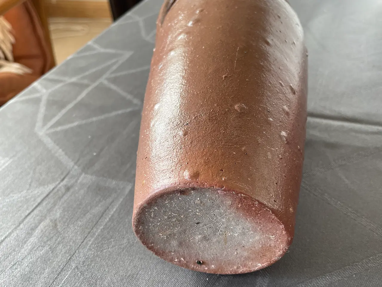 Billede 4 - Saltglasseret klunkeflaske