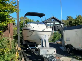 Quicksilver 455 Cabin med trailer og 60 kubik