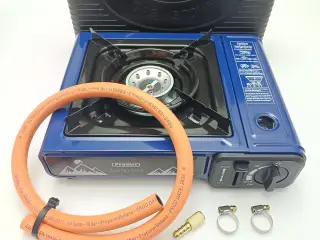 NY! 2300W PREMIUM Gasblus + Gasslange + Adapter