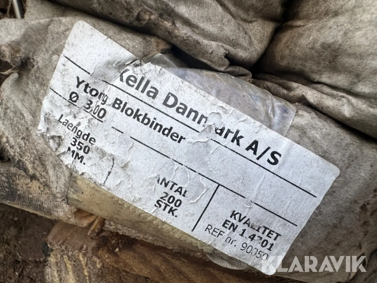 Billede 12 - Blokbindere Xella Danmark Ø 3,00 mm - Længde 350 mm