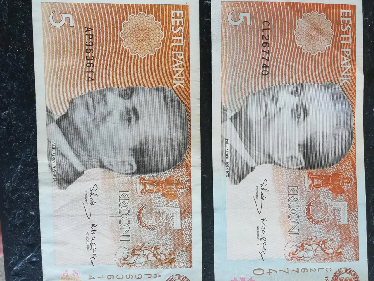 Billede 1 - Skakspilleren Paul Keres på pengeseddel