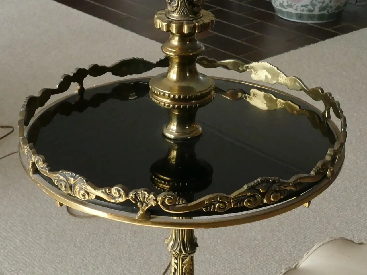 Billede 6 - Antik Bronze Standerlampe
