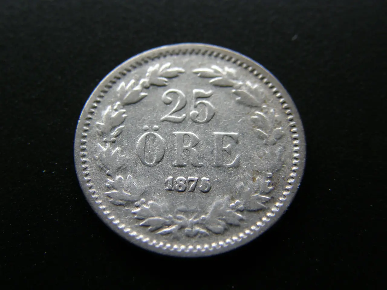 Billede 1 - Sverige 25 Öre 1875 ST KM#738