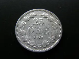 Sverige 25 Öre 1875 ST KM#738
