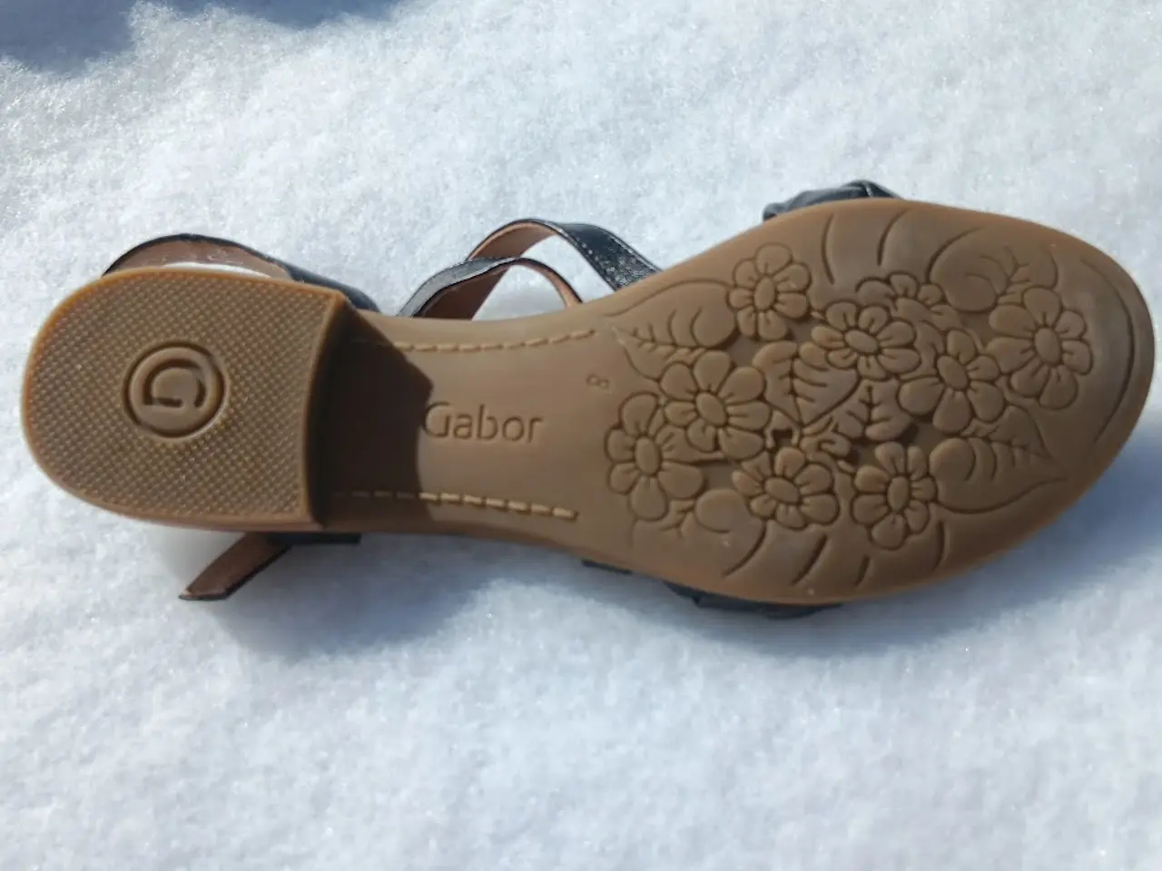 Billede 4 - Gabor Sandal i Sort Skind NY