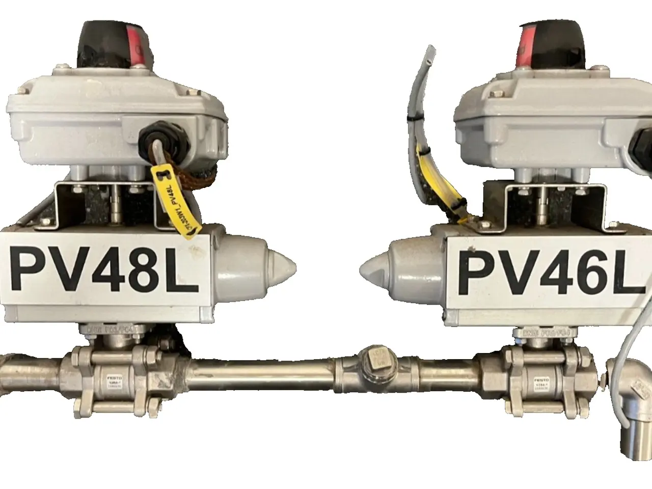 Billede 1 - Festo Pneumatic Actuated Ball ventil Assemblies 2x