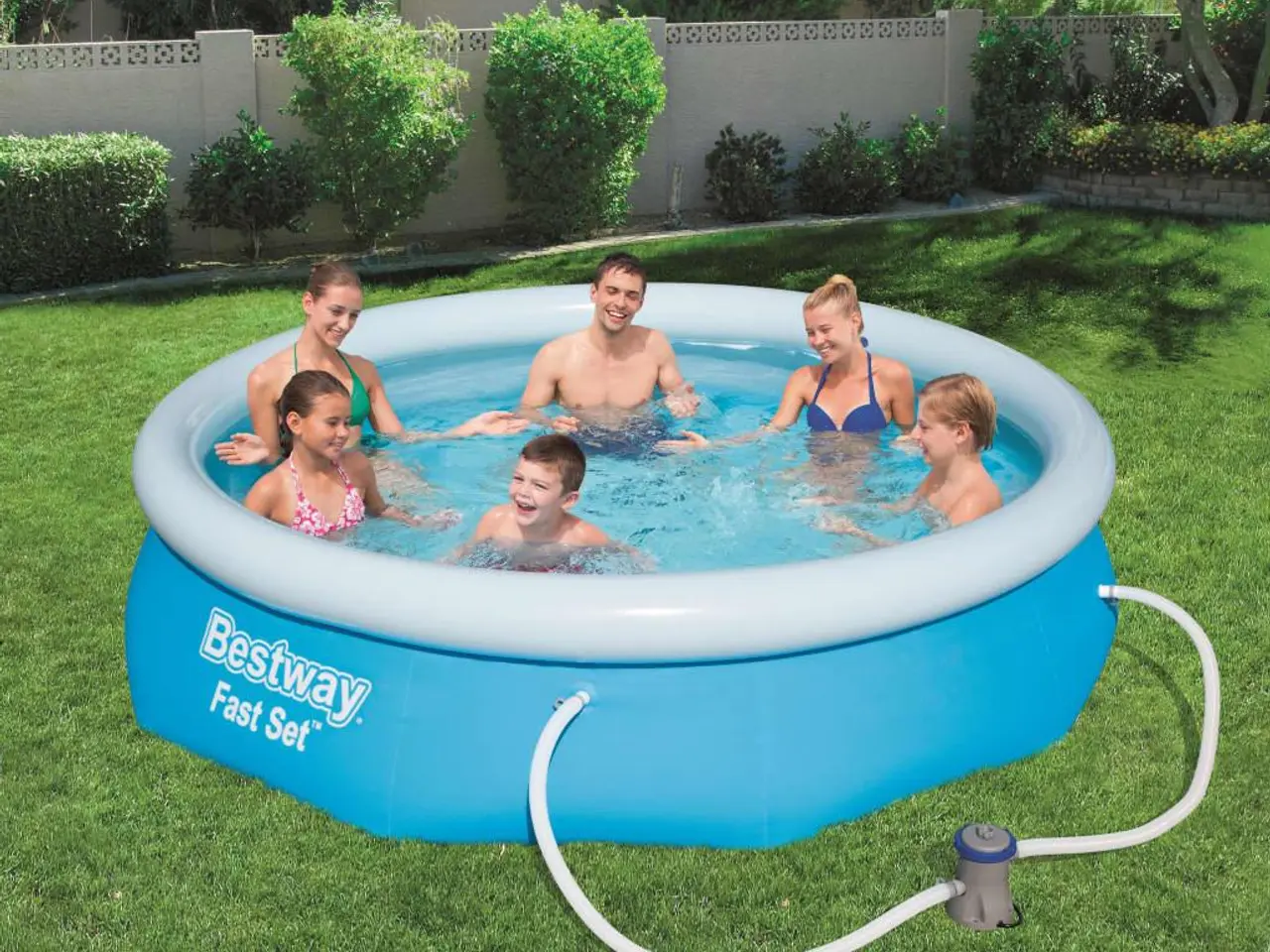 Billede 5 - Bestway Fast Set swimmingpoolsæt 305 × 76 cm - med filterpumpe