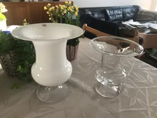 Old English vaser og blomsterskåle, Holmegaard