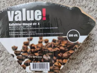 Kaffe filter 100 stk