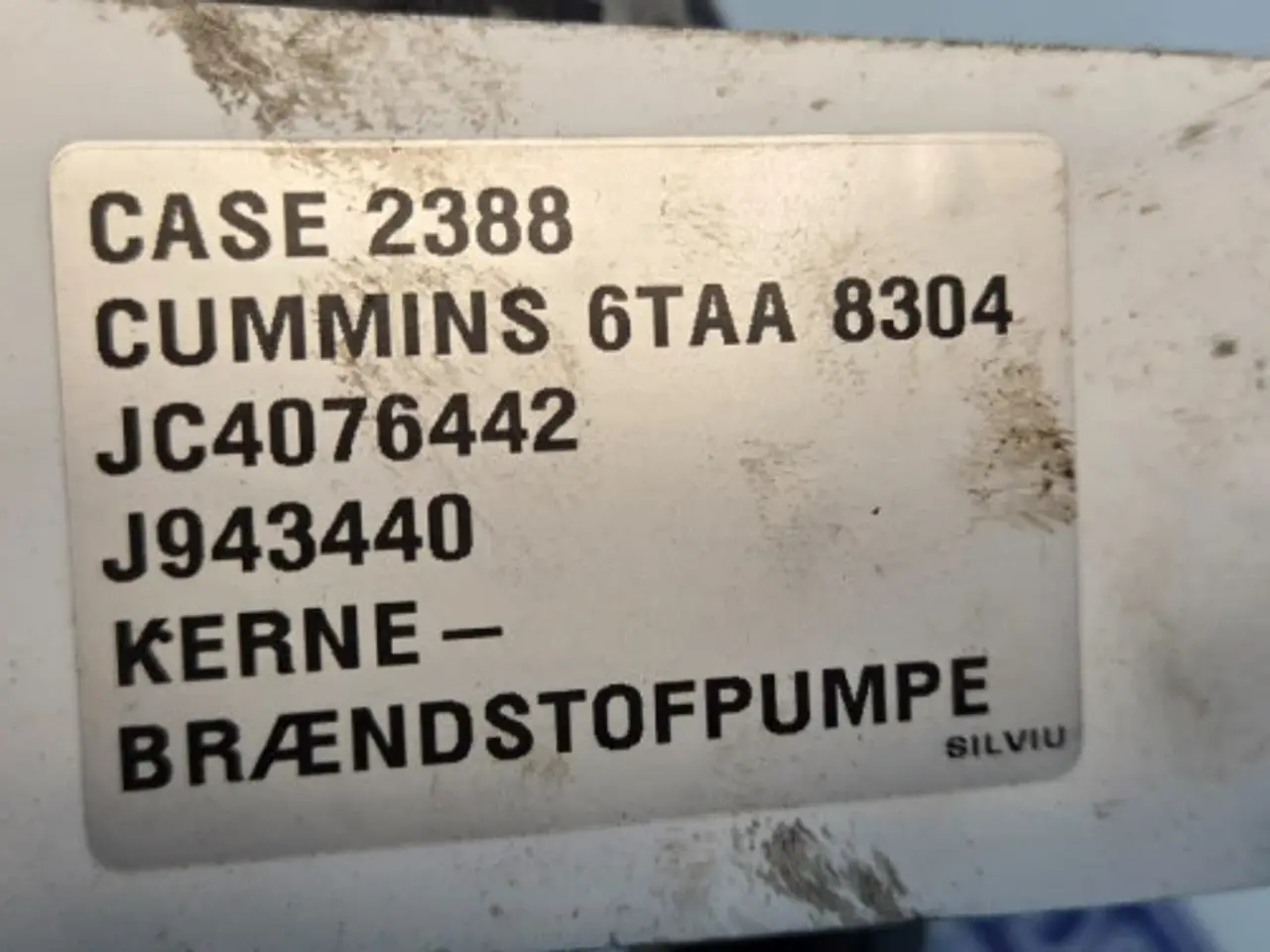 Billede 23 - Cummins 6TAA-8304 Brændstoffpumpe J943440