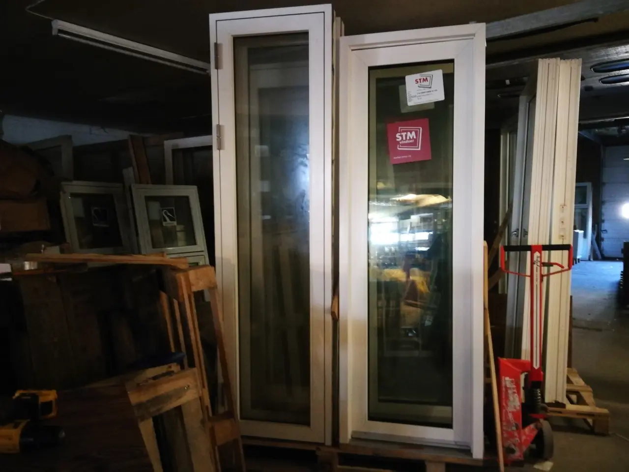 Billede 1 - 2 STK TERRASSEDØRE 64,5 x 219,5, KR 2.200/STK