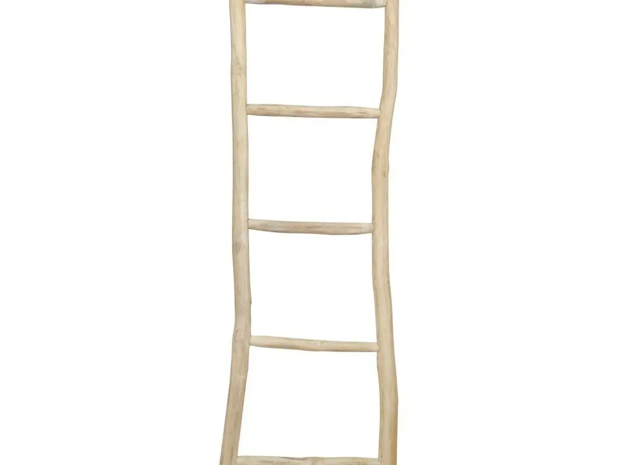 Billede 1 - Håndklædestige med 5 trin teak 45 x 150 cm naturfarvet