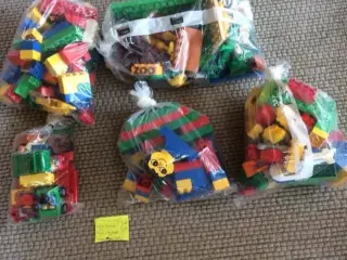 5 stk Lego bygge sæt