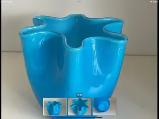 Blå vase